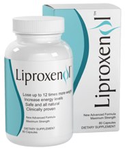 Liporoxenol diet pill bottle
